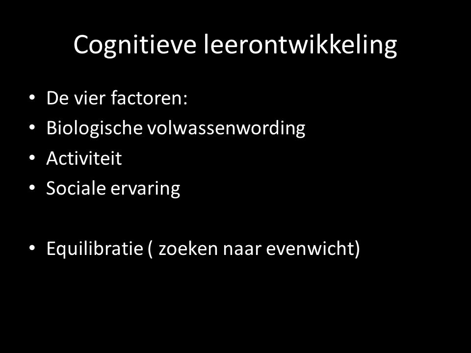 Jean Piaget Programma s hebben een grote effectiviteit als die in